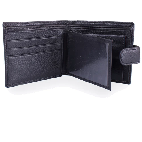 Мужское портмоне ST Leather Accessories черное (NST104-black) фото 6