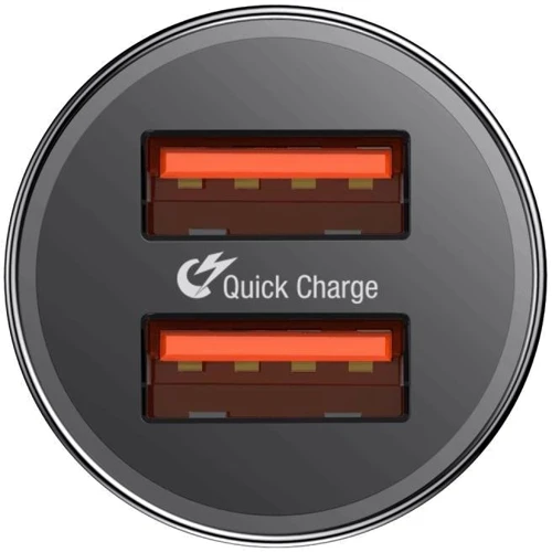 Зарядное устройство Baseus USB Car Charger Small Screw Quick Charge 36W Black (CAXLD-B01): Кабель в комплекте отсутствует
