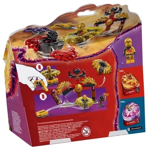 Конструктор LEGO Ninjago Бойовий набір дракона Спін-джитсу 186 деталей (71826): Серія NINJAGO