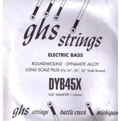 Струна для гитар Струна для бас-гитары GHS STRINGS DYB45X