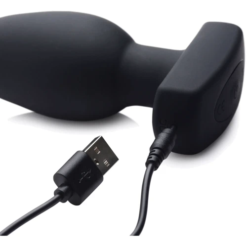 Анальная вибропробка Ass Thumpers Smooth Vibrating Anal Plug