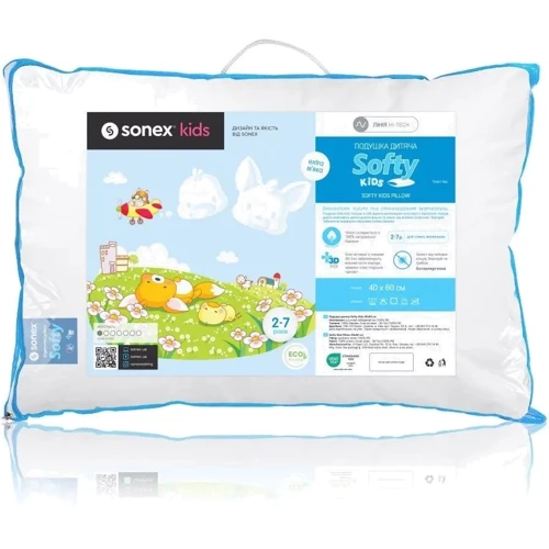 Подушка детская Sonex Softy Kids extra-мягкая 40х60 см (SO102143) фото 4