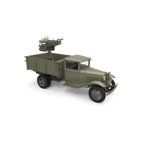 Сборная модель MiniArt MA35186 Советский 1,5 Тонный Автомобиль с Счетверенным Пулеметом Максим М4 фото 7