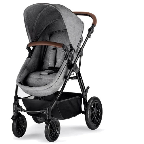 Универсальная коляска 3 в 1 Kinderkraft Moov Gray Melange (KKWMOOVGRYM0NC): Материал колес резина (надувные)