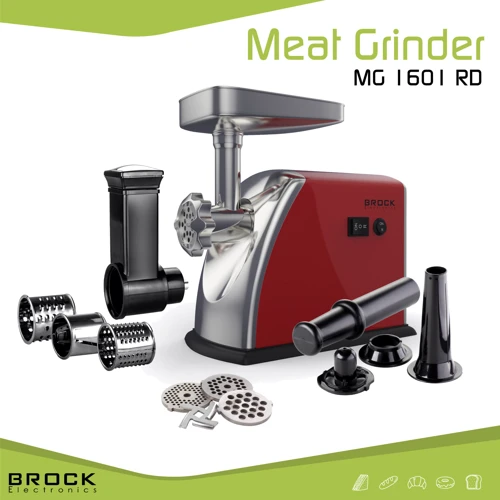Мясорубка BROCK MG 1601 SS: Производительность, кг/мин 2