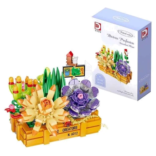 Конструктор Сукуленты, 401 детали (6012)
