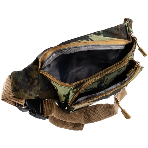 Чоловічі поясні сумки Valiria Fashion хакі (5DETBP8101-4): Застібка Молния