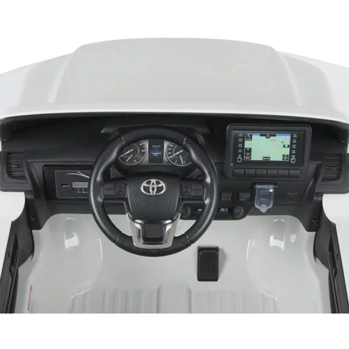 Детский электромобиль Джип Bambi Racer Toyota, белый (M 4919EBLR-1): Материал корпуса пластик