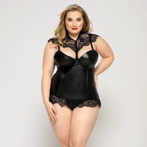 

Сексуальный комплект Jsy Р91137 (corset, thong) Plus Size
