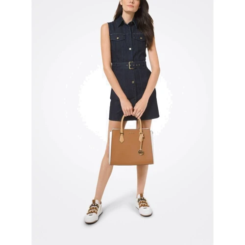 Жіноча сумка тоут Michael Kors коричнева (193599733647): Застібка Блискавка