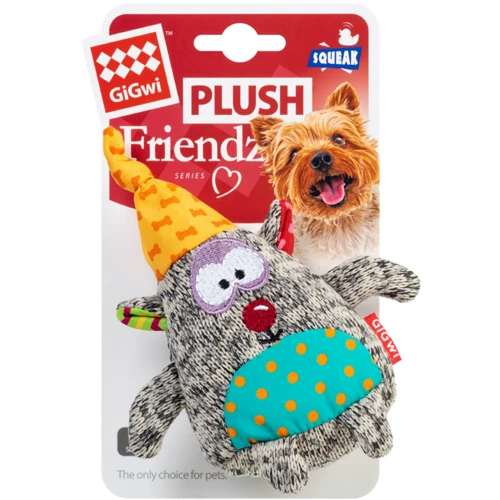 Іграшка для собак Ведмідь із пищалкою GiGwi Plush текстиль 10 см (75044): Виробник GiGwi