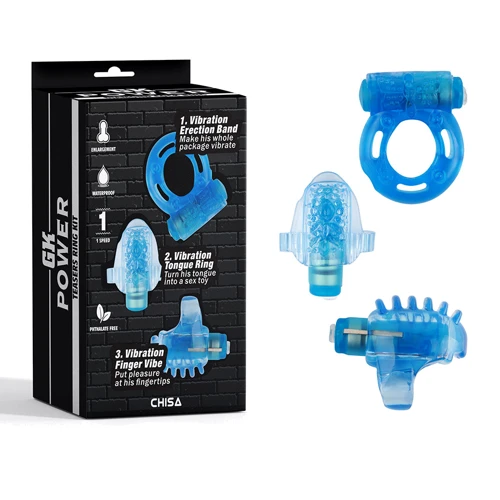 Набор из 3 игрушек CHISA GK Power Teasers Ring Kit Blue