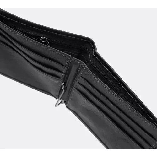 Мужское портмоне Ricco Grande черное (K1555-12bl-black): Материал Натуральная кожа