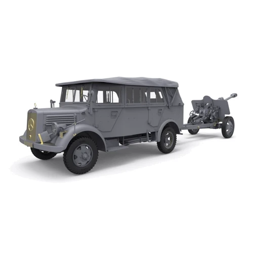 Збірна модель MiniArt MA35189 Армійський Автомобіль Kfz.70 з гармати 7,62 cm F.K. 39 (r) фото 5