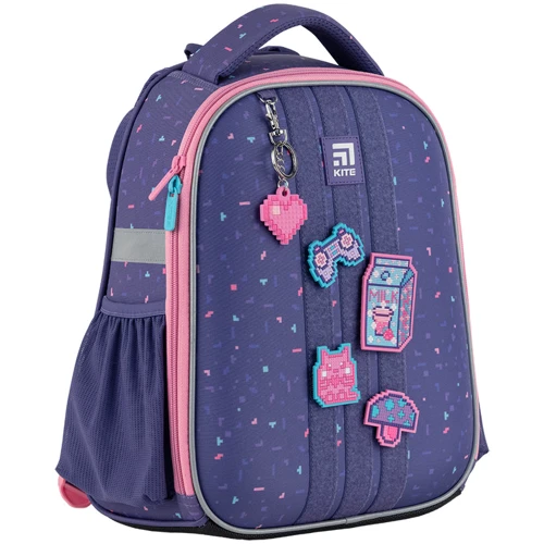 Рюкзак каркасный Kite K24-555S-3 Education 555 Pixel Love (K24-555S-3): Корпус рюкзака Каркасный