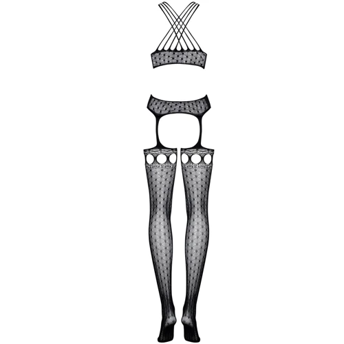 Бодистокинг Obsessive Bodystocking G313 black S/M/L