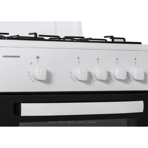 Газовая плита HEINNER HFSC-SME50WH: Размеры 85х50х49.5 см