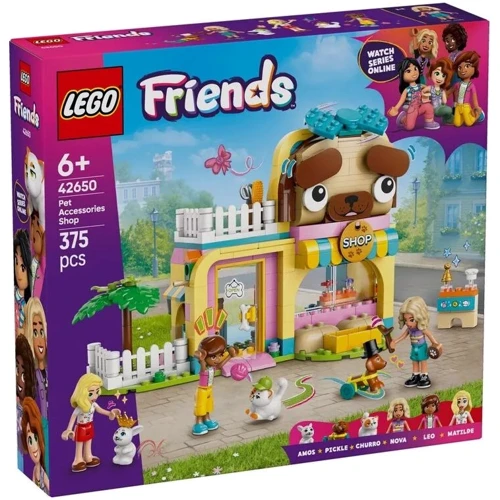 Конструктор LEGO Friends Магазин аксессуаров для домашних любимцев 375 деталей (42650)