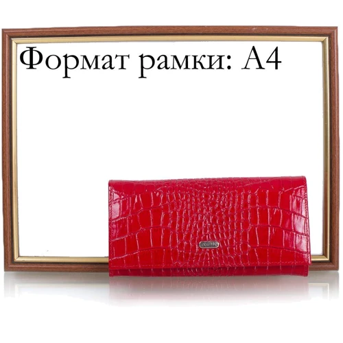 Женский кошелек Canpellini красный (SHI2037-142): Материал Натуральная кожа