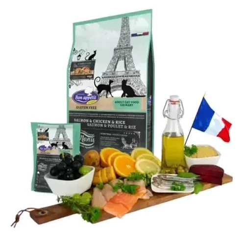 Сухой корм Bon Appétit Adulte Urinary Cat Salmon & Chicken & Rice для кошек c заболеваниями мочевыводящих путей с лососем, курицей и рисом 0.4 кг (3760240681854): Тип Сухой корм