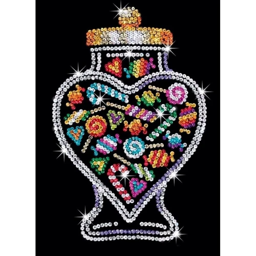 Набор для творчества Sequin Art ORANGE Банка с конфетами