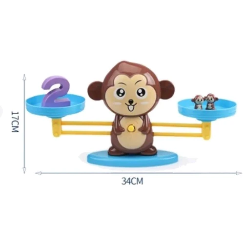 Игра-балансир детская математическая Сохрани баланс Обезьянки (BS773B/P)