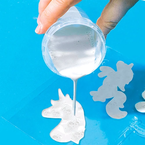 Набор для создания гипсовой фигурки Ses Creative Единороги (гипс, формочки, краск, кисть, блест.) (01359S)