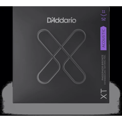 Струна для гитар Комплект струн D'addario XTAPB1152 XT Phosphor Bronze Custom Light (11-52)