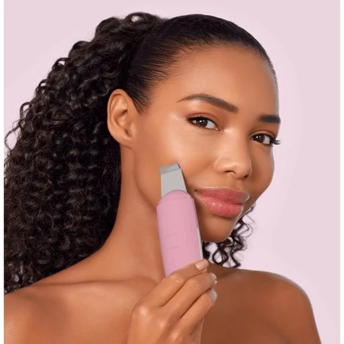 Микротоковый скрабер для кожи GESKE MicroCurrent Skin Scrubber & Blackhead Remover 9 в 1 Pink (GK000044PK01) фото 5