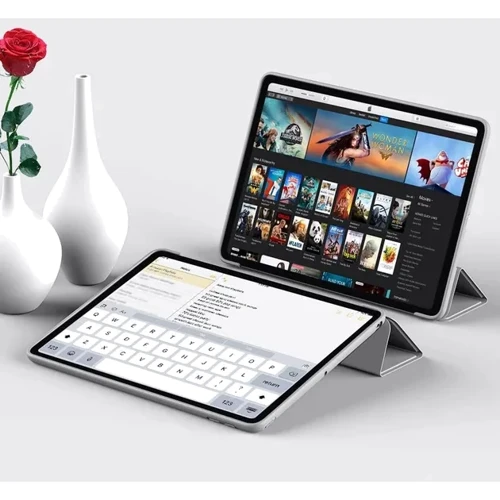 Аксессуар для iPad BeCover Tri Fold Soft TPU Silicone Gray for iPad Air 2020/iPad Air 2022 (711132): Материал искусственная кожа
