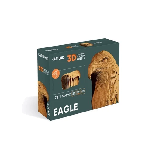 Картонний конструктор Cartonic 3D Puzzle EAGLE: Кількість фрагментів, шт 138