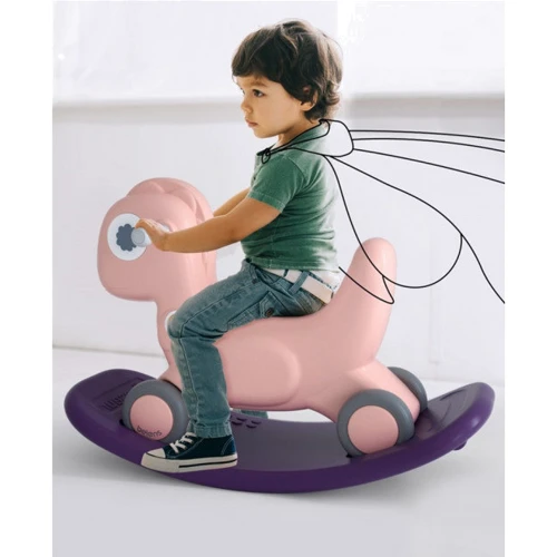 Каталка Beiens Лошадка розовая (SQYM6016pink)