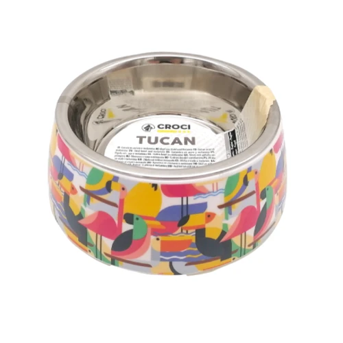 Миска Croci MILAMINE TUCAN для собак из нержавейки сменная чаша 0.8 л 24 см (C6059238): Тип Миски