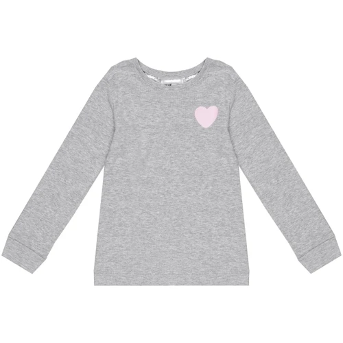 Піжамний лонгслів 9Z6237658 H & M 92 см сірий
