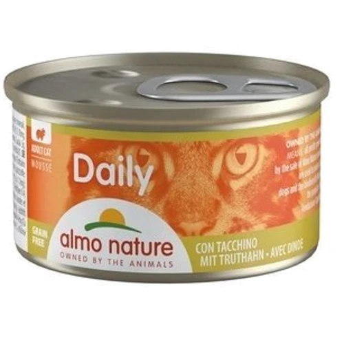 Almo Nature Adult Cat Daily Mousse з індичкою 85 г