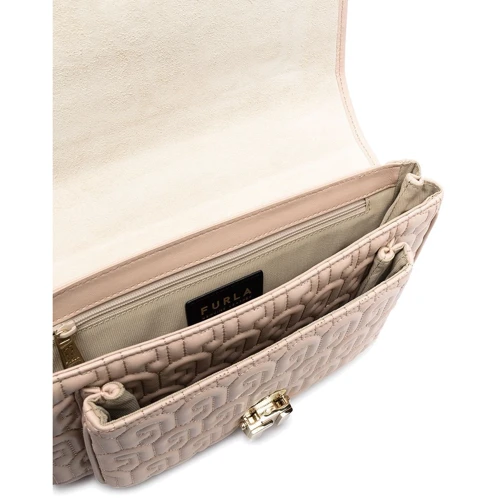 Женская сумка через плечо Furla Pillow (Cosy) S Shoulder Bag бежево-розовая (BZY4PILA.0073B4L00): Тип Сумки
