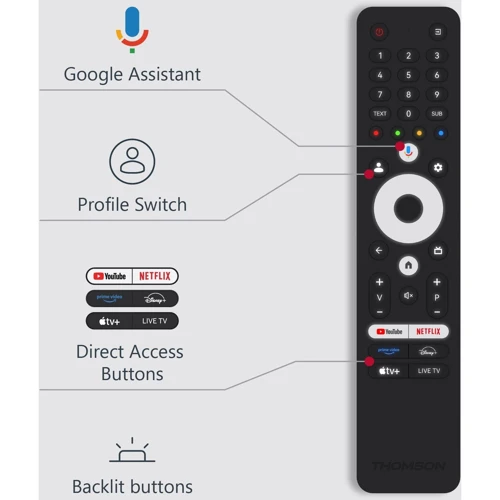 Телевізор Thomson 55QG7C14: Оснащення Smart TV