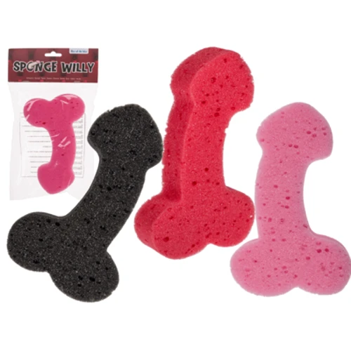 Губка для ванной Sponge Willy Red, 19 см