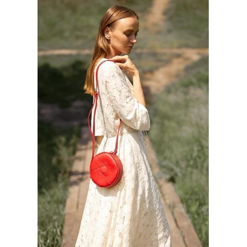 Женская сумка через плечо BlankNote красная (BN-BAG-11-red): Пол Женский