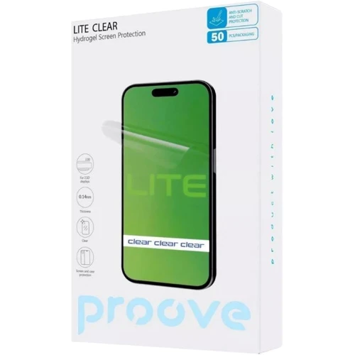 Защитная пленка для iPhone Proove Hydrogel Screen Protection LITE Clear