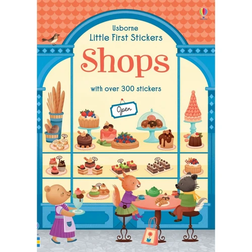 Little First Stickers Shops / Маленька перша книга з наліпками Магазини