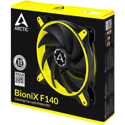 Кулер Arctic BioniX F140 Yellow (ACFAN00097A): Уровень шума, dB 26