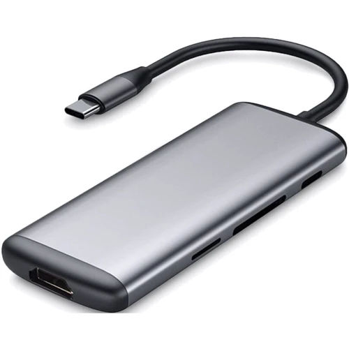 Адаптер Xiaomi Adapter Hagibis USB-C to HDMI + USB-C + SD + 2xUSB3.0 Grey (UC39-PDMI)