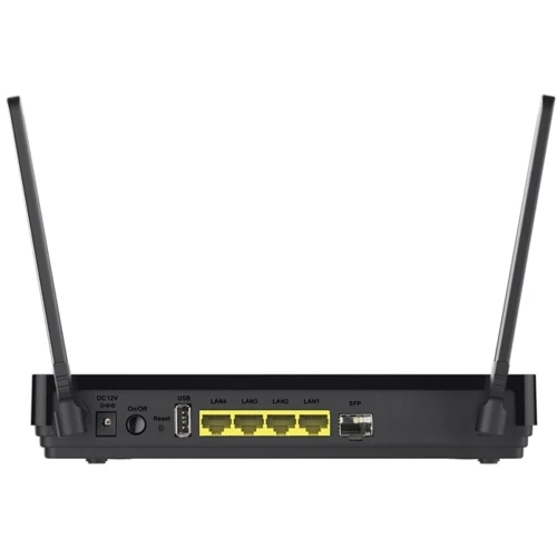 Маршрутизатор Wi-Fi D-Link DIR-825/ACF: Количество LAN портов 4