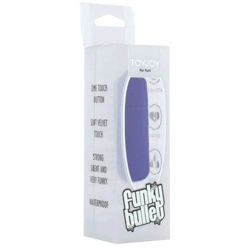 Мини вибратор Funky Bullet, 5Х1,5 см, фиолетовый