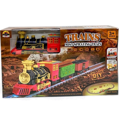 Железная дорога с поездом Orbita Home 190 деталей (GD-204A)