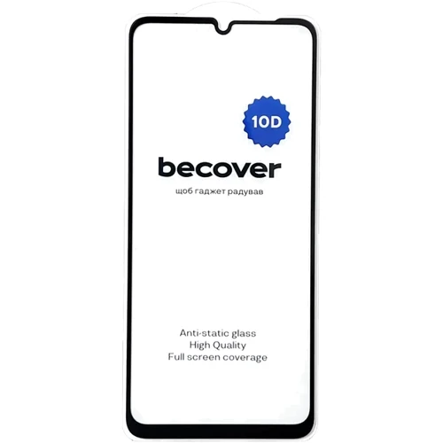 Аксессуар для смартфона BeCover Tempered Glass 10D Black for Xiaomi Poco C65 (711527)