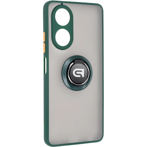 Чохол для телефона ArmorStandart Frosted Matte Ring Dark Green для OPPO A58 4G (ARM72704)