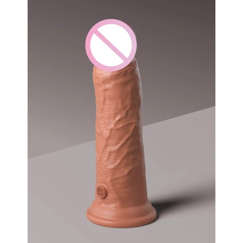 Фаллоимитатор Pipedream King Cock Elite 8" Vibrating Silicone Dual Density Cock Tan (PD577822)