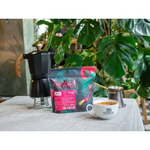 Кофе в зернах ароматизированный Teahouse Апельсин (Cagliari) 250 г (041094): Вид напитка кофе в зернах